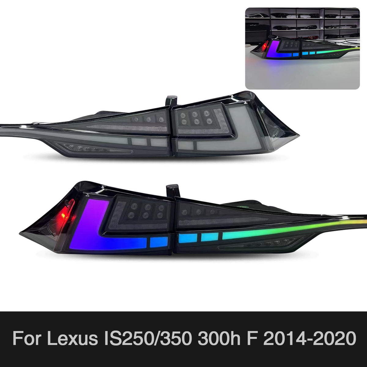 Lexuz Light Lexus RGB Clear Sequential Tail Lights – Performance Wheelz