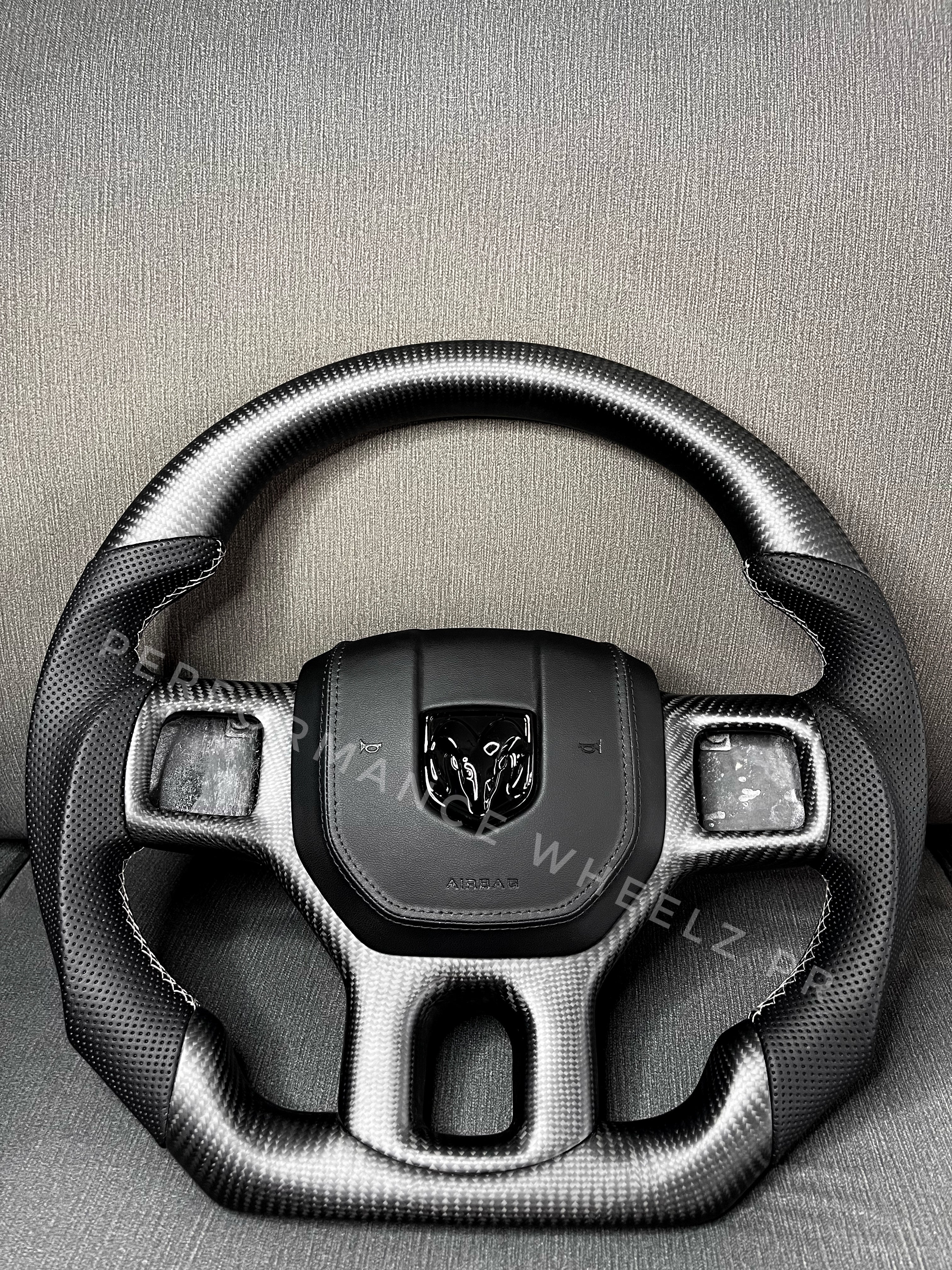 Dodge RAM 4th GEN Carbon Steering Wheel