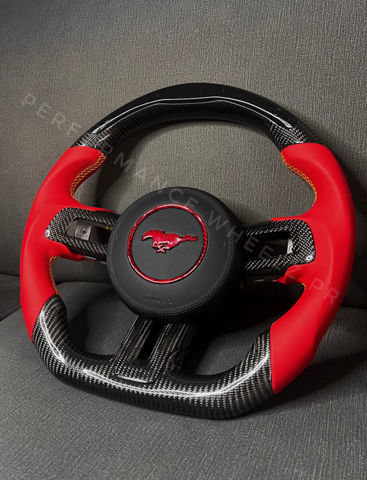 Mustang 2015-2023 Carbon Steering Wheel