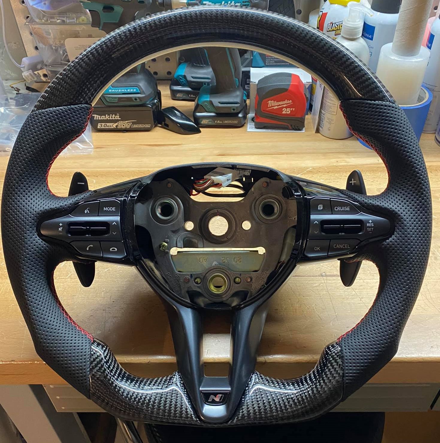 Hyundai Veloster N / Elantra N Carbon Steering Wheel